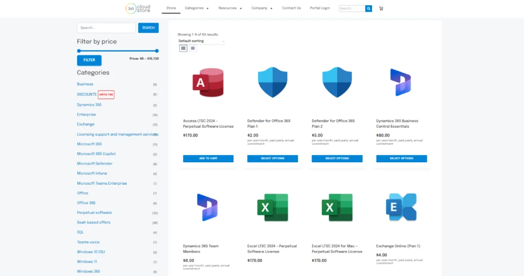 365 Cloud Store